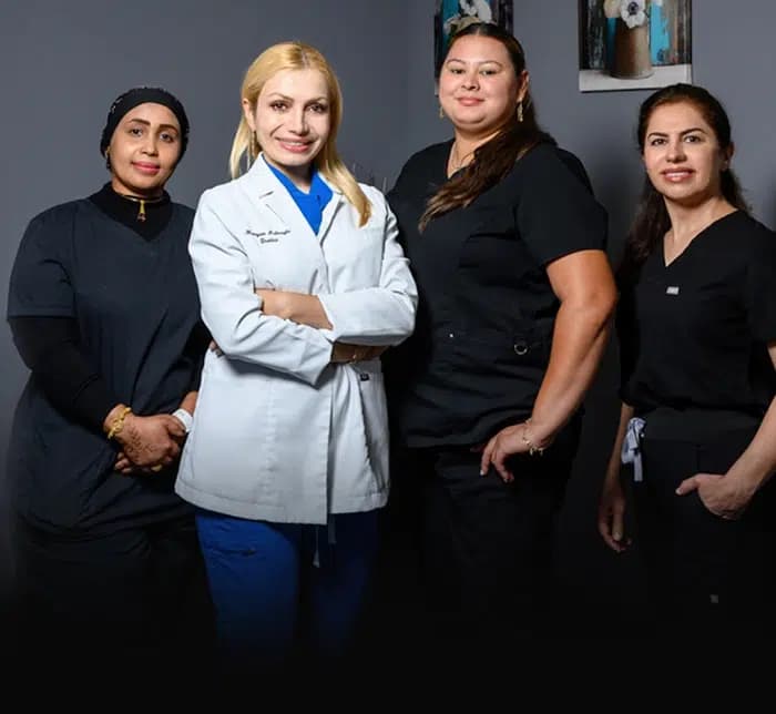 Dr. Maryam Ashraghi and the Alpine Dental team